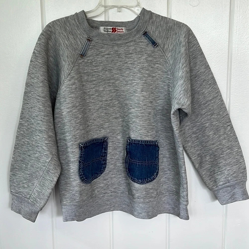 Bassett Walker - Sturdy Sweats,‎ L up-cycled crew sweatshirt